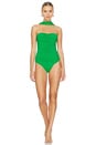 view 1 of 4 Igara One Piece in Spring Green