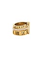view 2 of 3 Roman Numeral Ring in Gold