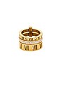 view 3 of 3 Roman Numeral Ring in Gold