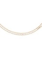view 2 of 3 COLLIER TENNIS ICED BAGUETTE in Gold & White