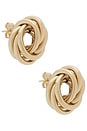 view 1 of 3 CLOUS D'OREILLES MILAN in Gold