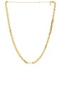 view 1 of 3 Starburst Cuban Link Necklace in Gold