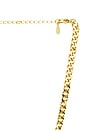 view 3 of 3 Starburst Cuban Link Necklace in Gold