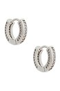 view 1 of 3 Charlotte Hoops Earring in Silver