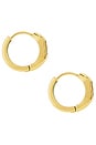 view 2 of 3 PENDIENTES DE ARO CHLOE in Gold