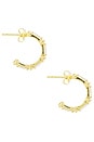 view 2 of 3 Eclat Hoops Earring in Gold