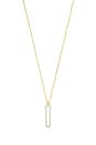 view 2 of 3 SAUTOIR PENDENTIF LINEA in Gold