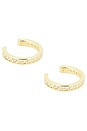 view 1 of 3 Lumen Ear Cuff Earrings in Gold