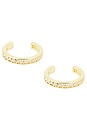 view 2 of 3 Lumen Ear Cuff Earrings in Gold