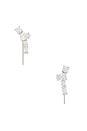 view 1 of 2 Luna Earrings in Silver