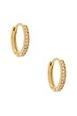 view 1 of 3 BOUCLES D'OREILLES HUGGIES ICON in Gold