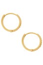 view 2 of 3 BOUCLES D'OREILLES HUGGIES ICON in Gold