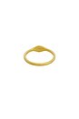 view 3 of 3 Micro Signet Ring in Gold