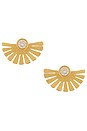 view 1 of 2 Sunray Earrings in Gold