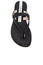 view 3 of 5 Love Sandal in Black in Black Cavash
