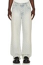 view 1 of 6 Monogram Ocean Washed Jeans in Pale Blue