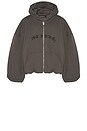 view 4 of 4 SWEAT À CAPUCHE INFLATED in Washed Grey