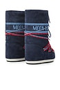 view 2 of 2 Kids Icon Suede Boot in Blue Navy