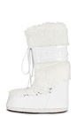 view 5 of 5 Icon Faux Fur Boot in Optical White