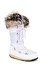 view 2 of 5 Monaco High Boot in White