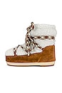 view 5 of 5 LOW SHEARLING 부츠 in Whiskey & Off White