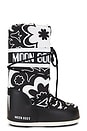 view 1 of 5 Icon Flower Boot in Black & White