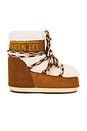 view 1 of 5 Icon Low Shearling Boot in Whiskey & Off White