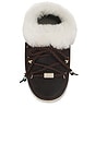 view 4 of 5 Evx Mule Suede Bead Boot in Dark Brown & Natural