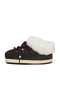 view 5 of 5 Evx Mule Suede Bead Boot in Dark Brown & Natural
