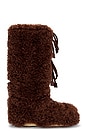 view 1 of 5 Icon Curly Extra Boot in Dark Brown