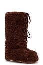 view 2 of 5 Icon Curly Extra Boot in Dark Brown