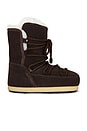 view 1 of 5 Evx Shearling Boot in Dark Brown