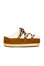 view 1 of 5 Evx Shearling Mule in Whisky & Off White