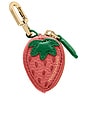 view 1 of 6 Sabrémoji Fruit Charm in Strawberry Charm