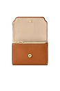view 3 of 5 MAISON de SABRÉ Trifold Wallet in Pecan Brown & Saharan Nude