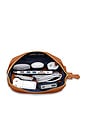 view 4 of 4 MAISON de SABRÉ Tech Pouch in Pecan Brown
