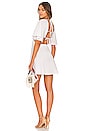 view 1 of 4 Flutter Sleeve Cutout Mini Dress in White