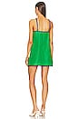 view 3 of 3 Cross Strap Cutout Mini Dress in Kelly Green