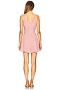 view 3 of 3 Camisole Flutter Mini Dress in Pink Linen