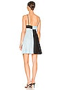 view 3 of 3 Kimmie Colorblock Mini Dress in Aqua & Black