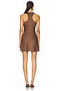 view 3 of 3 MINIVESTIDO in Brown Linen