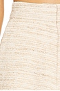 view 6 of 6 SHORT DE TWEED DE CINTURA ALTA in Natural Tweed
