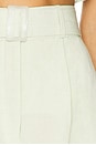 view 6 of 6 Pleated Short in Pear Viscose Linen