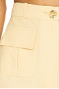 view 6 of 6 High Waist Hot Short in Pale Yellow