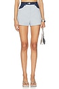 view 1 of 6 High Waist Combo Hot Short in Medium Wash Denim