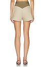 view 4 of 6 High-waist Combo Hot Short in Taupe