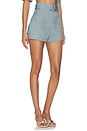 view 3 of 7 Belted Pocket Short in Denim