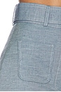 view 7 of 7 Belted Pocket Short in Denim