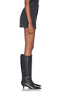 view 4 of 6 Denim Pocket Hot Short in Faded Black Denim