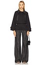 view 5 of 6 High-Waist Combo Pant in Black Denim